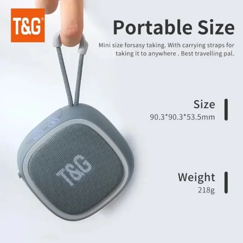 Bluetooth Speaker Waterproof - Outdoor Fietsen TG659 T&G Draagbare Bluetooth-luidspreker