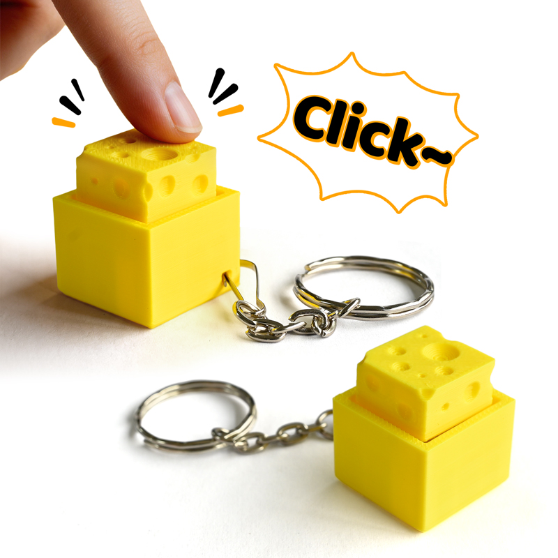 Electronics Latest Gadgets - 3D Geprinte Cheesy Key Fidget Clicker