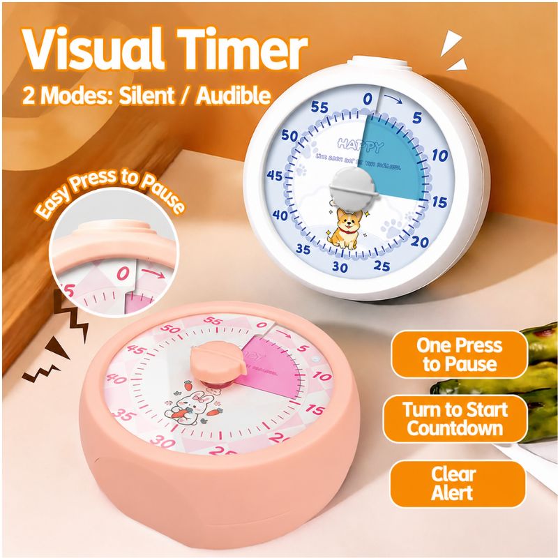 Electronics And Gadgets With I - Draaibare afteltimer Visuele tijdmanager Wekker Gadget