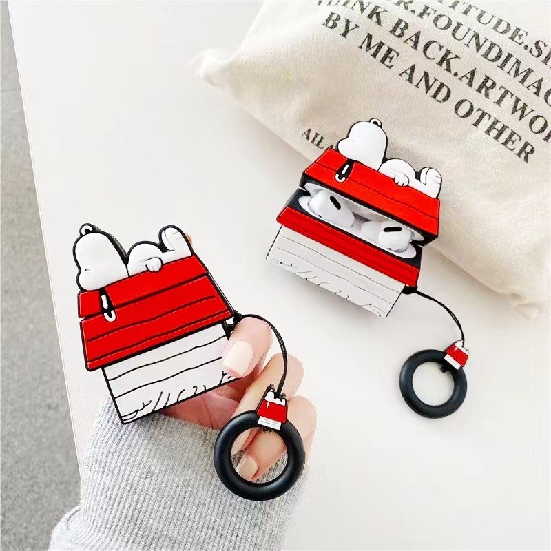 Portable Wifi Hotspot - Populaire Roof Snoopys AirPods Pro siliconen