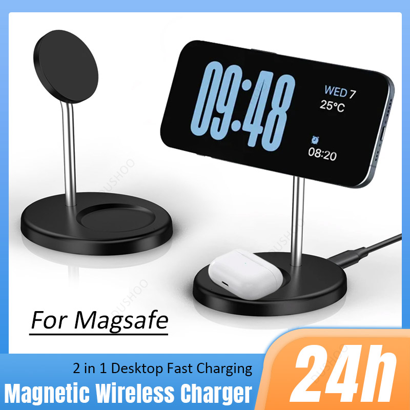 Portable Wifi Hotspot - 2-in-1 Magnetische Draadloze Oplaadstandaard voor iPhone