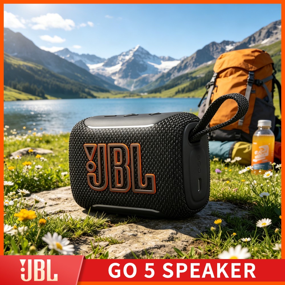 Bluetooth Speaker Waterproof - Strandcamping Stereo JBL GO5 RGB Waterdichte