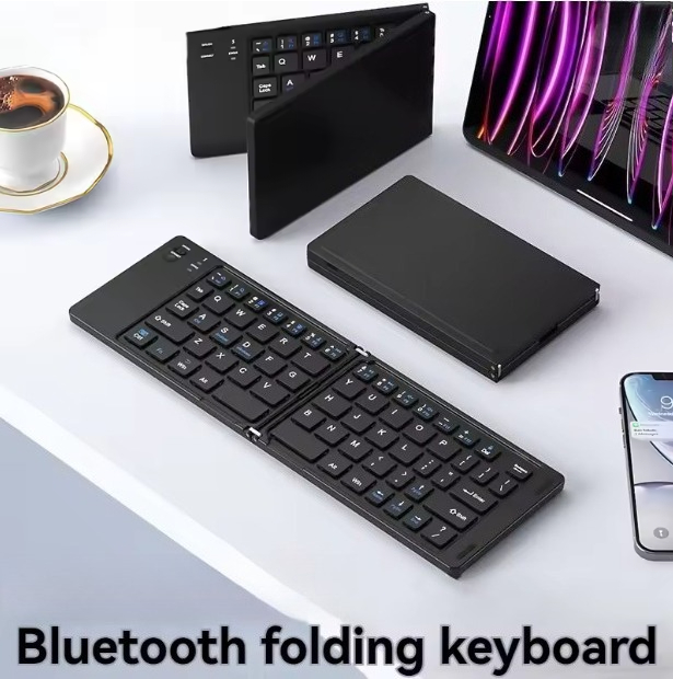 Wireless Keyboard Mini - Draagbaar mini opvouwbaar draadloos toetsenbord Slank