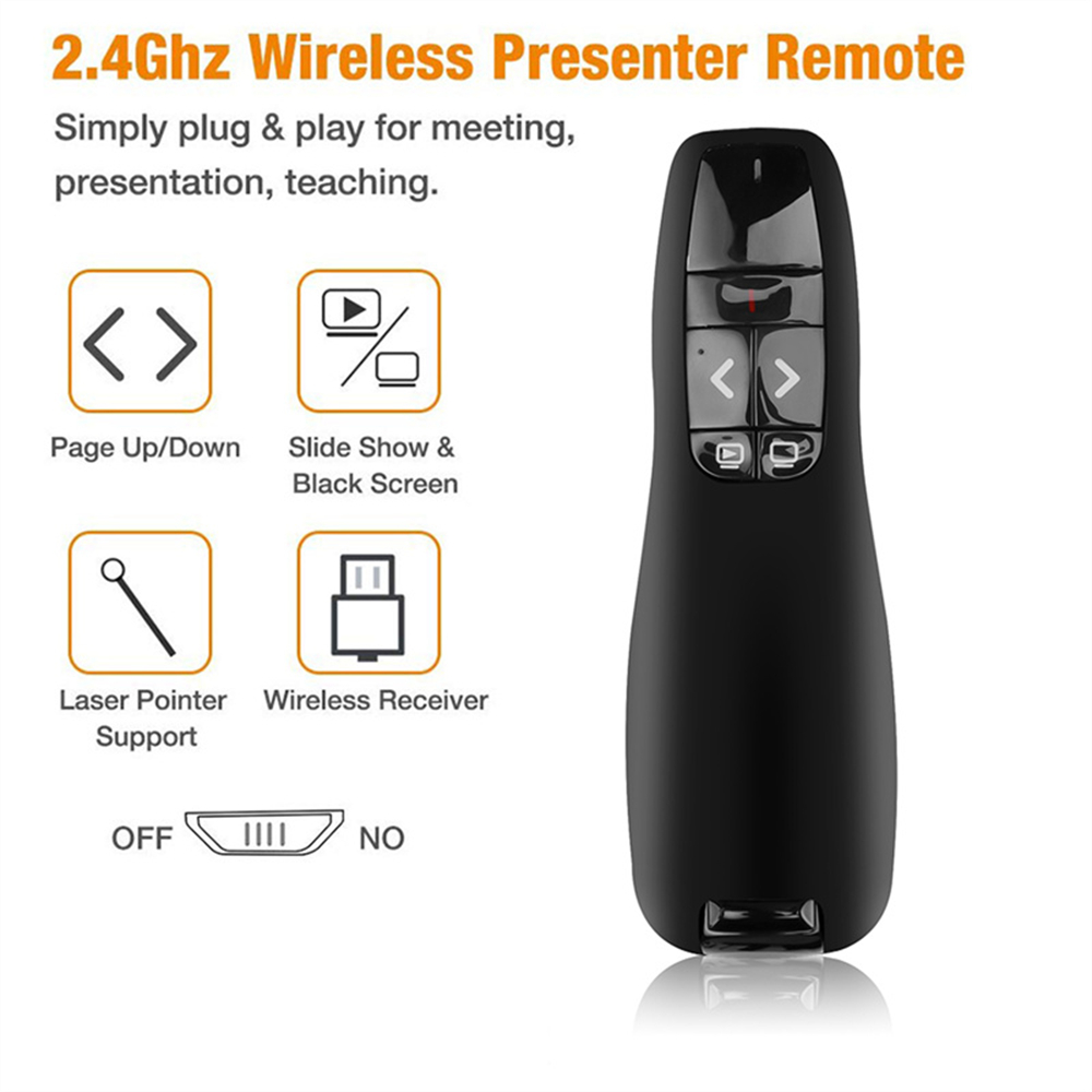 Laser Pointer Presenter - Draadloze USB Powerpoint-presentatie PPT Flip Pen