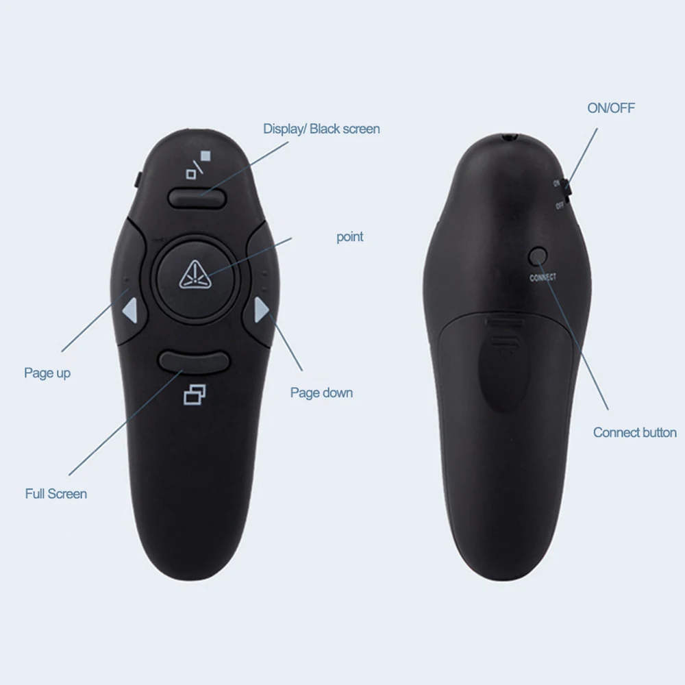 Laser Pointer Presenter - Presenter draadloze afstandsbediening 2,4 GHz USB-aanwijzer