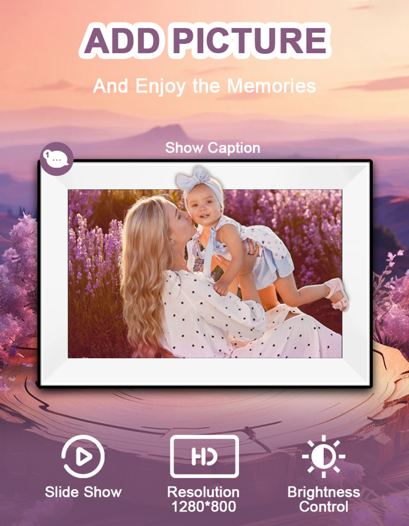 Uhale Digitale Fotolijst 10.1  - Digital Photo Frame Wifi recensie en prijs