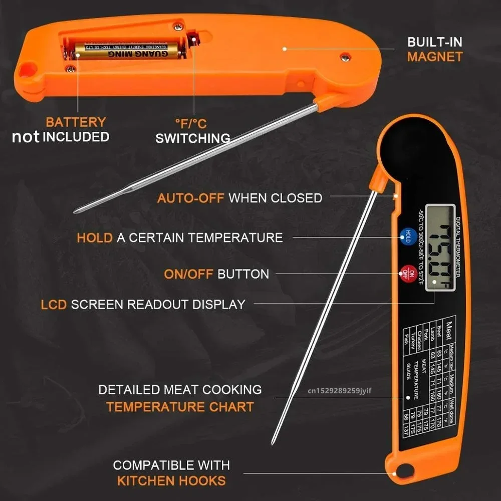 Digitale keukenvoedselthermome - Kitchen Electronics Gadgets recensie en prijs