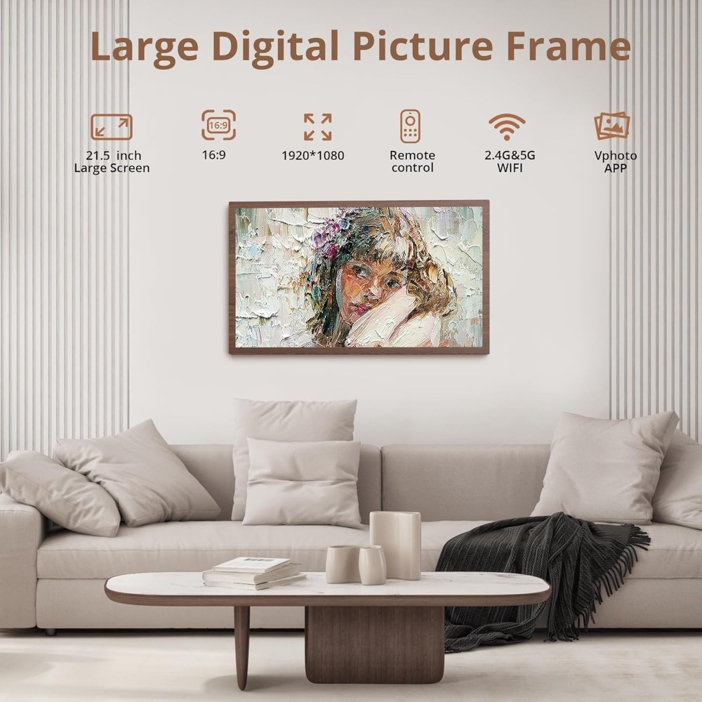 JHZ voor NIEUWE Grote Digitale - Digital Photo Frame Wifi recensie en prijs