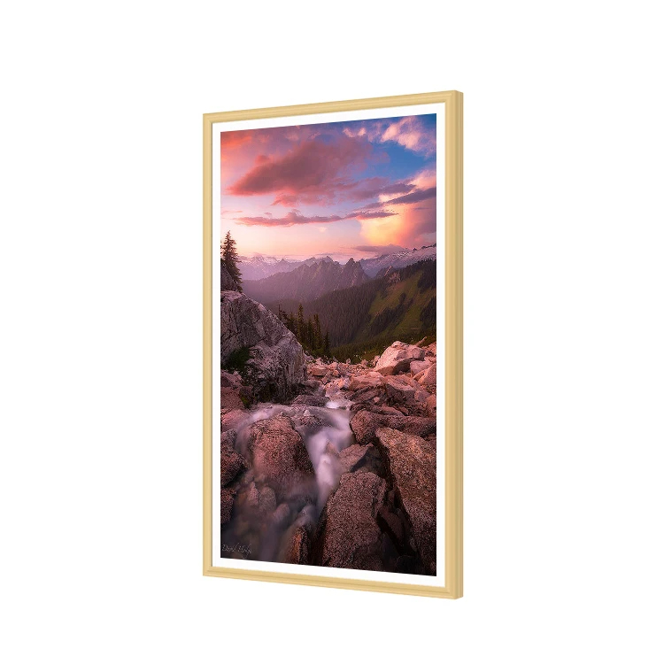Houten lijst artistiek schilde - Digital Photo Frame Wifi recensie en prijs