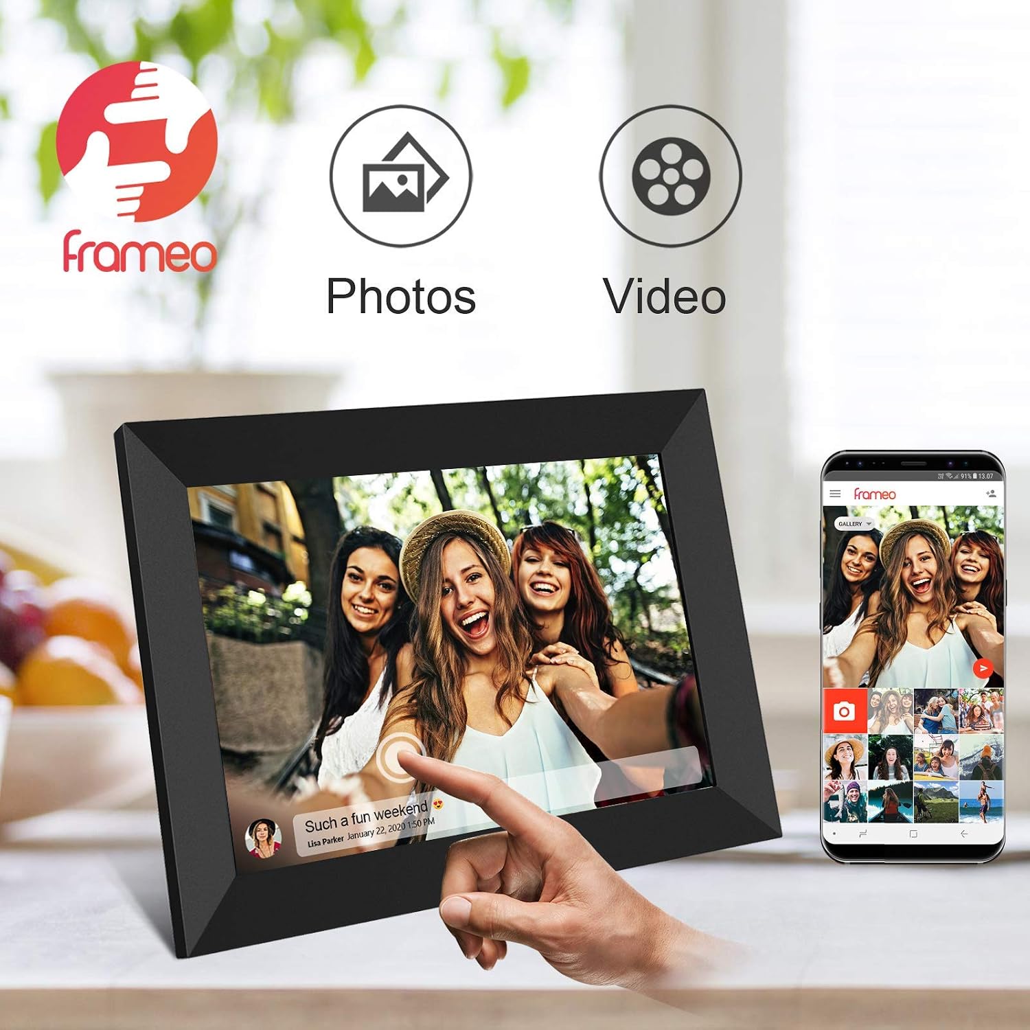10,1 inch 32GB Smart WiFi digi - Digital Photo Frame Wifi recensie en prijs