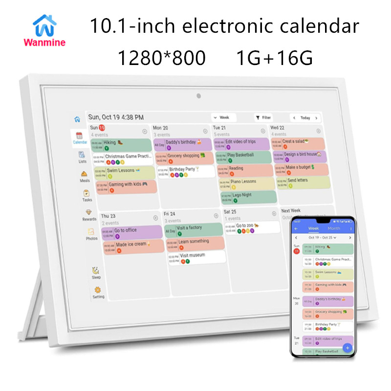 10,1-inch elektronische kalend - Digital Photo Frame Wifi recensie en prijs