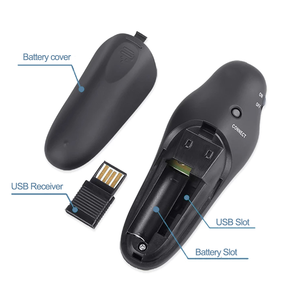 2,4 GHz draadloze USB Powerpoi - Laser Pointer Presenter recensie en prijs