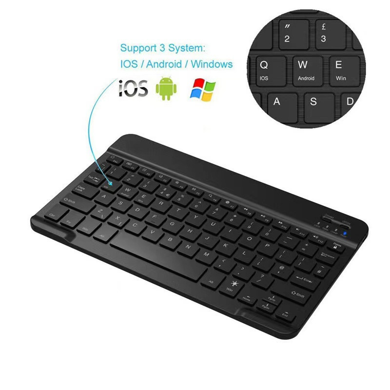 7 Kleuren Rgb Bluetooth Toetse - Wireless Keyboard Mini recensie en prijs